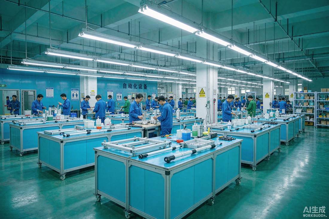 Modern production workshop